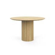 Kara 120cm Round Oak Dining Table | Natural gallery detail image