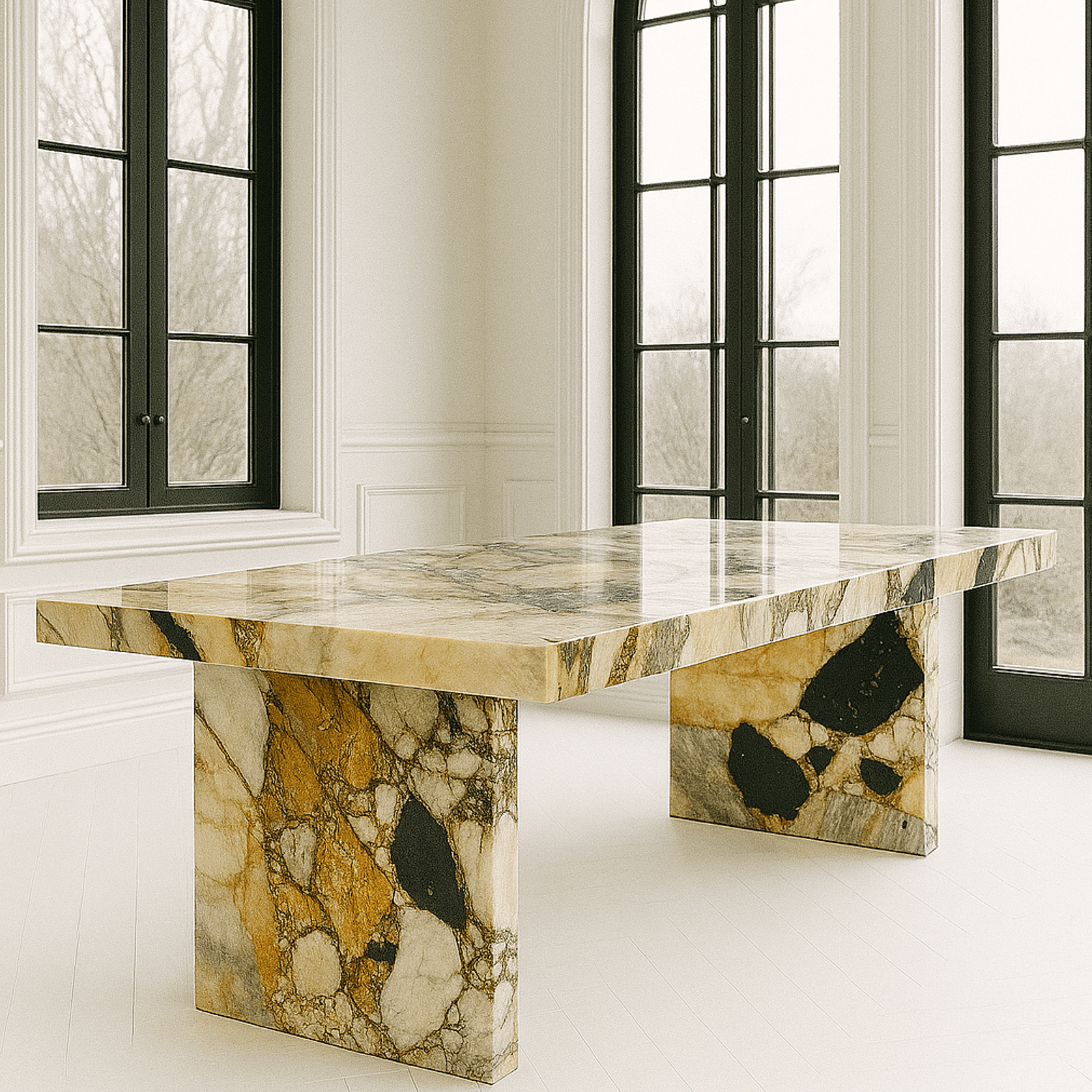 Sachi Dining Table - Patagonia Quartzite gallery detail image