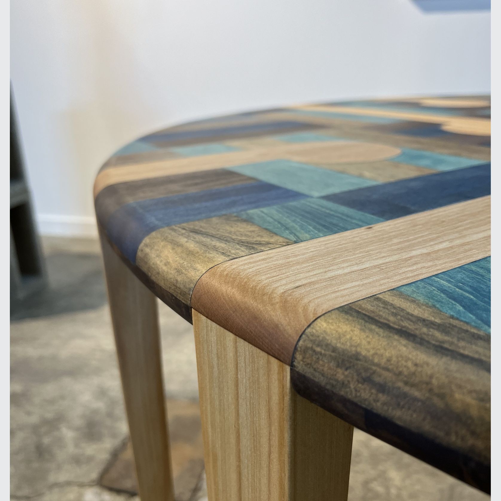 LETSWEAVE Dining Table — Reclaimed Kauri & Rimu gallery detail image