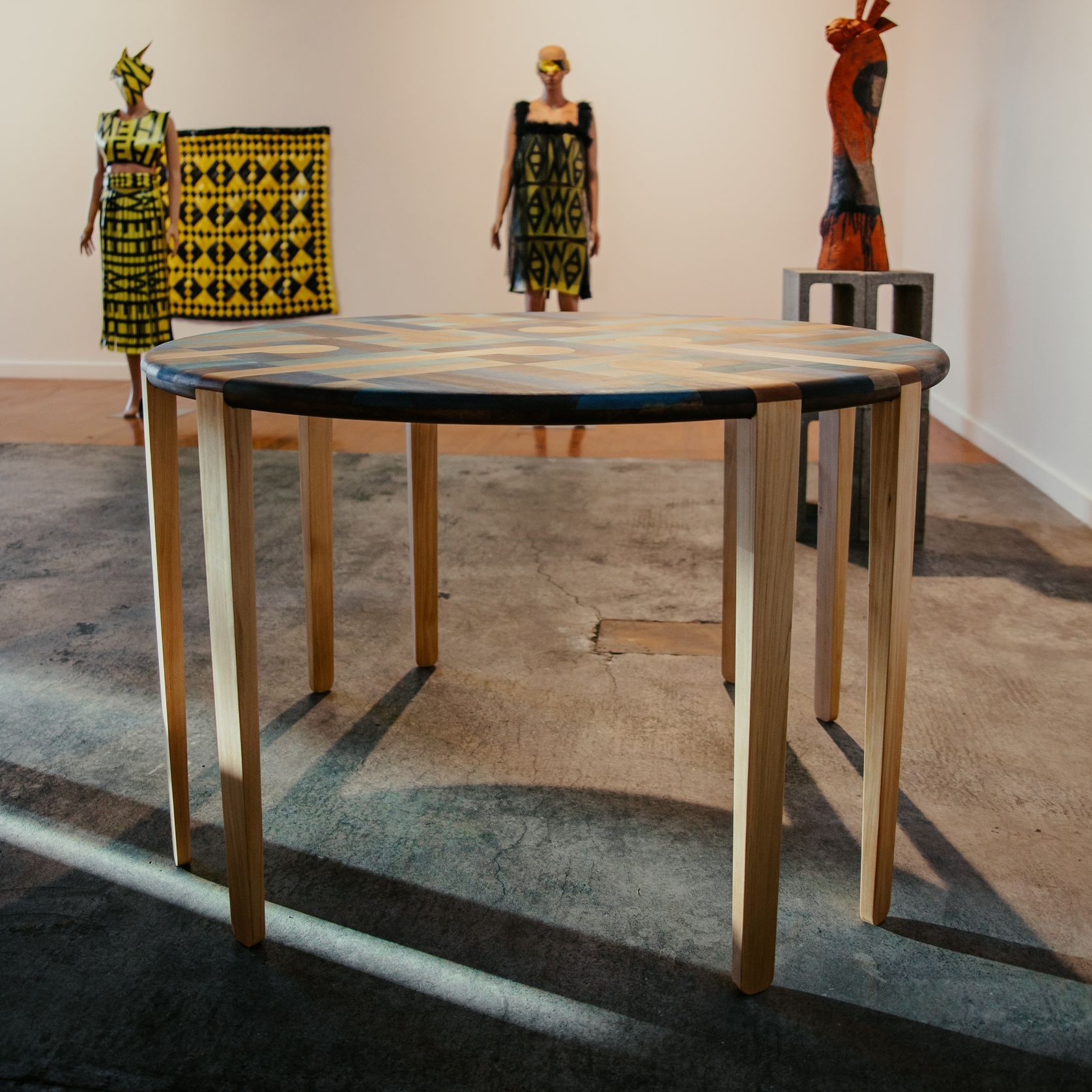 LETSWEAVE Dining Table — Reclaimed Kauri & Rimu gallery detail image