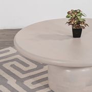 Milton Indoor Round Wooden Coffee table gallery detail image