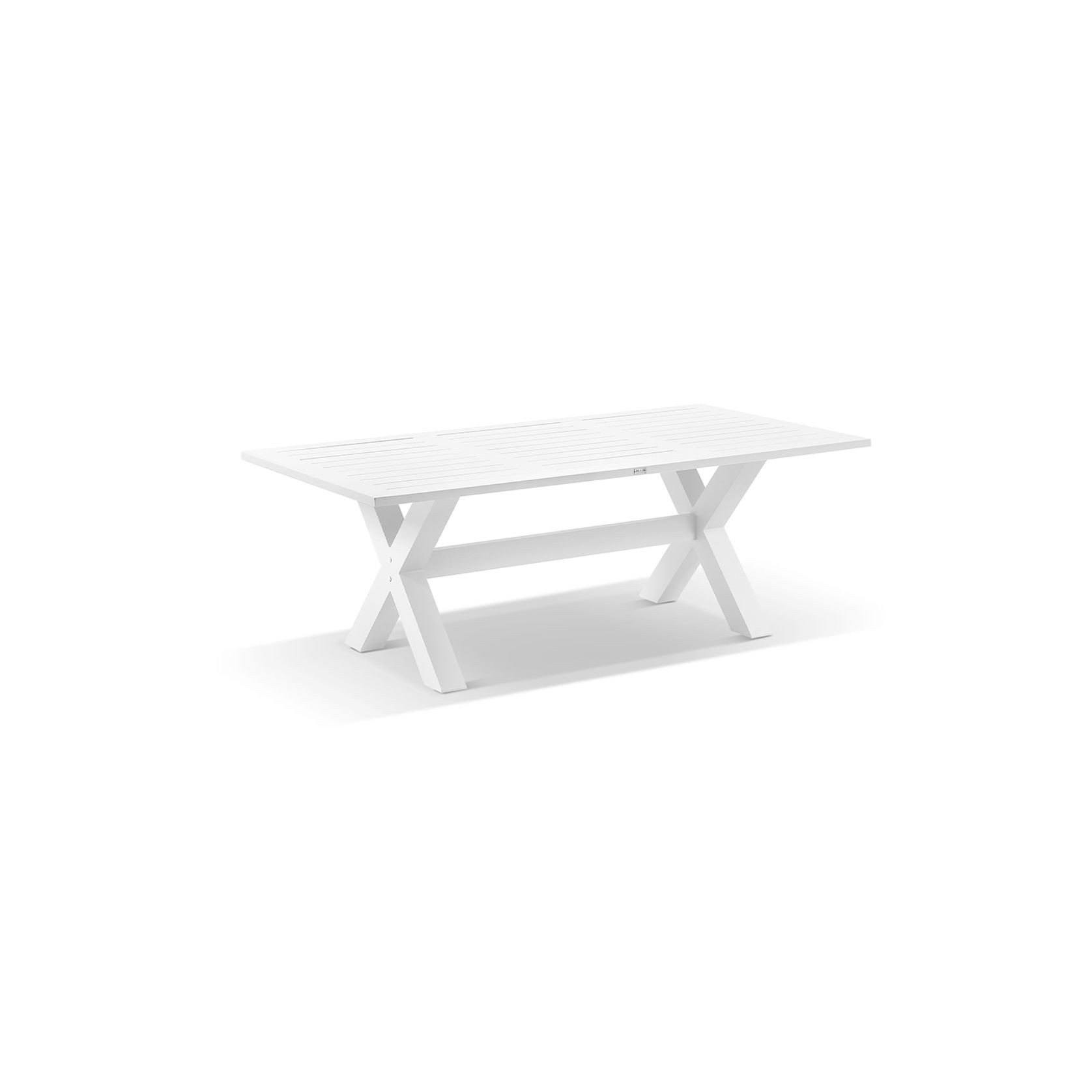 Tahitian 2.1m Outdoor Aluminium Rectangle Dining Table gallery detail image