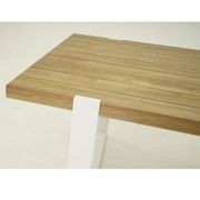 Tulum 1.8m Outdoor Teak Timber & Aluminium Dining Table gallery detail image