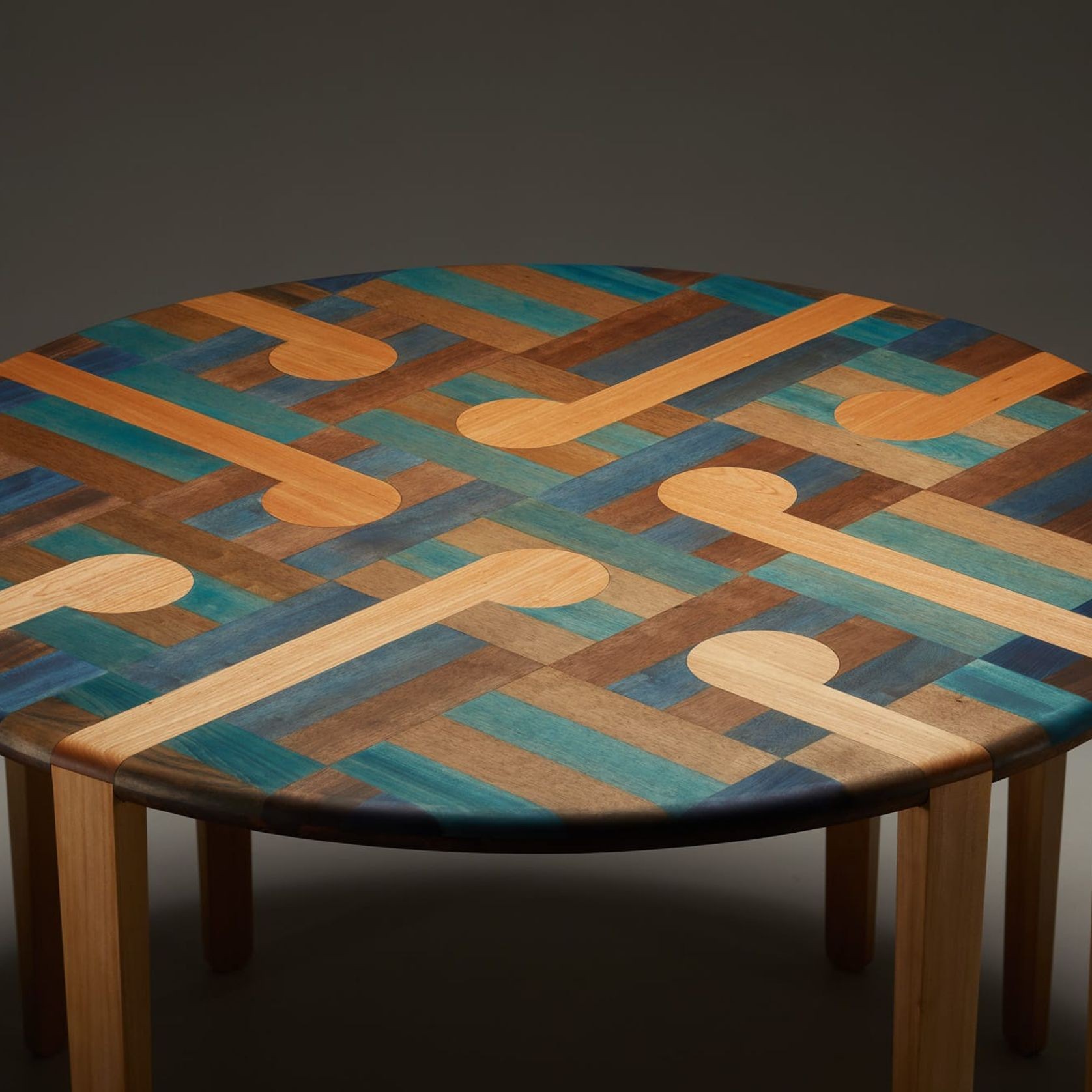 LETSWEAVE Dining Table — Reclaimed Kauri & Rimu gallery detail image
