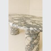Oval Dining Table - Milky Blue gallery detail image