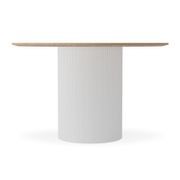 Mimi Dining Table - White - Natural - 120cm gallery detail image