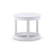 Hugo Outdoor Round Ceramic and Aluminium Side Table gallery detail image