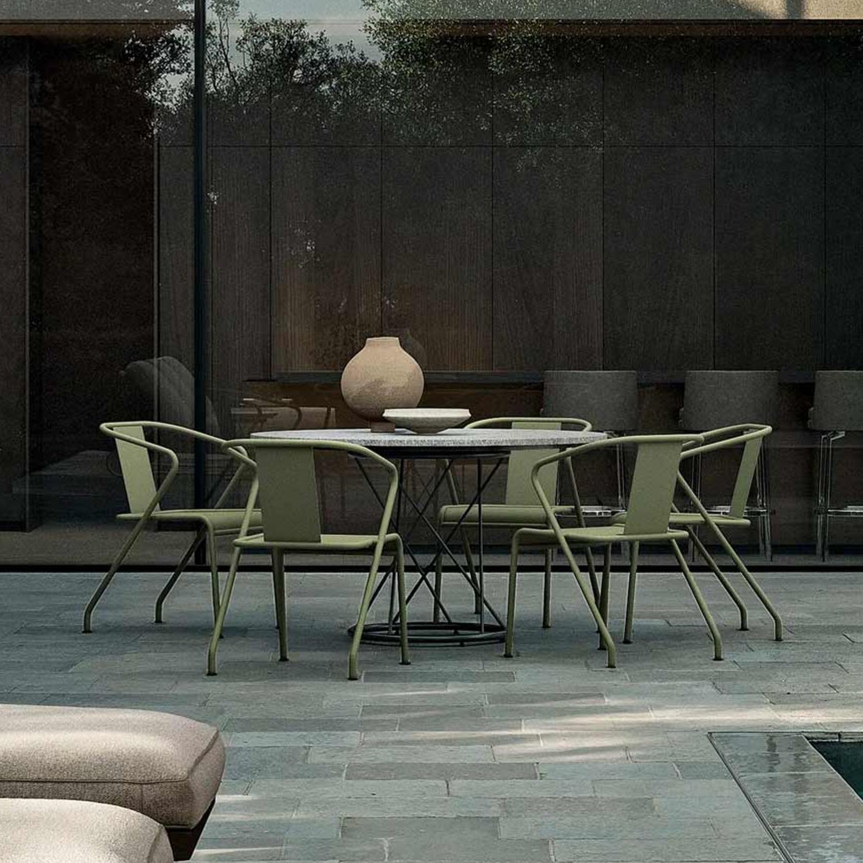 Torcello Outdoor Dining Table By Flexform gallery detail image