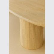 Oval Dining Table - Vein Cut Travertine gallery detail image