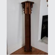 An Antique Carved Oak Corner Corinthian Display Column gallery detail image