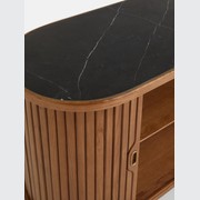 Soho Home | Nora Tambour Sideboard | Marquina Marble gallery detail image