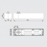 Dorma BTS804A EN4 Floor Spring Body Combi Pack Alumin gallery detail image