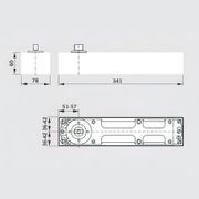 Dorma BTS806T EN6 Floor Spring Body Combi Pack Timber gallery detail image