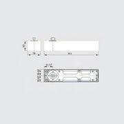 Dorma BTS806T EN6 Floor Spring Body Combi Pack Timber gallery detail image