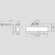 Dorma TS83 EN3-6 Door Closer Silver 38020801 gallery detail image