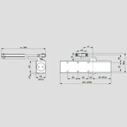 Dorma TS83 EN3-6 Door Closer Silver 38020801 gallery detail image