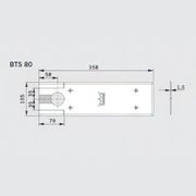 Dorma BTS804T EN4 Floor Spring Body Combi Pack Timber gallery detail image