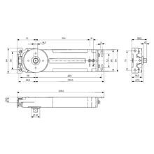 Dorma RTS85 EN4 Transom Closer Set Hold Open 90 Degrees gallery detail image