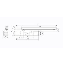 Dorma TS92G EN1-5 Door Closer Pull Side Kit TS92G24GNAB gallery detail image