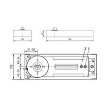Dorma BTS84 EN4 Floor Spring Body with Hold Open 90 Degrees 81200002 gallery detail image