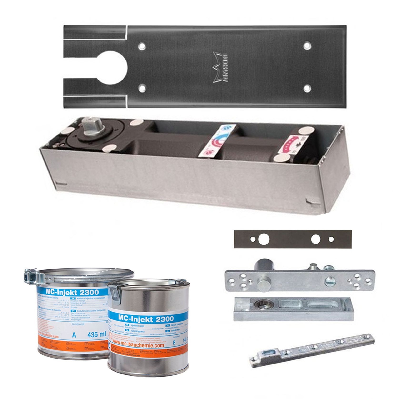 Dorma BTS806T EN6 Floor Spring Body Combi Pack Timber gallery detail image