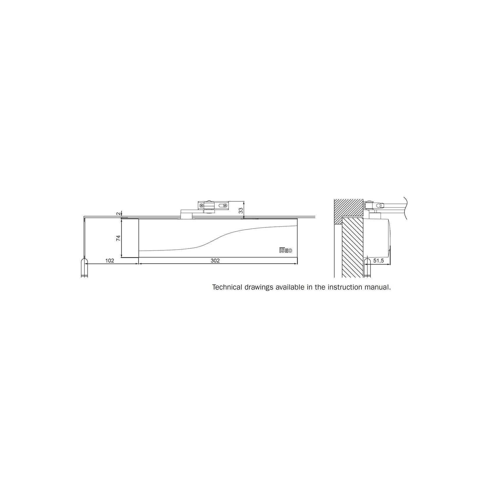 IS310 Hydraulic Door Closer  gallery detail image