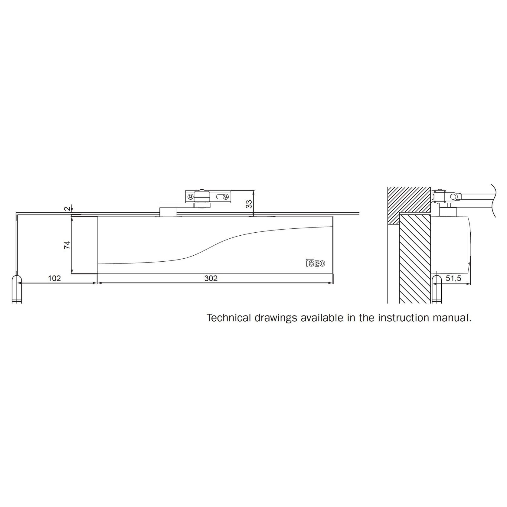IS310 Hydraulic Door Closer  gallery detail image