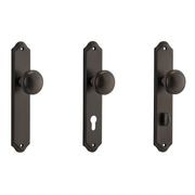 Iver Paddington Door Knob on Shouldered Backplate Signature Brass gallery detail image