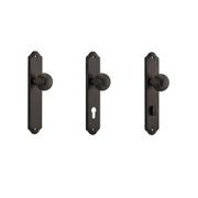 Iver Guildford Door Knob on Shouldered Backplate Signature Brass gallery detail image