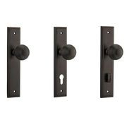 Iver Guildford Door Knob on Stepped Backplate Signature Brass gallery detail image