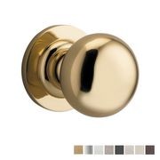 Iver Cambridge Door Knob on Round Rose gallery detail image