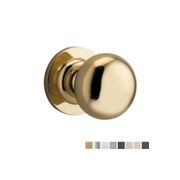 Iver Cambridge Door Knob on Round Rose gallery detail image
