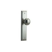 Iver Paddington Door Knob Stepped Backplate Satin Nickel - Customise to your needs gallery detail image