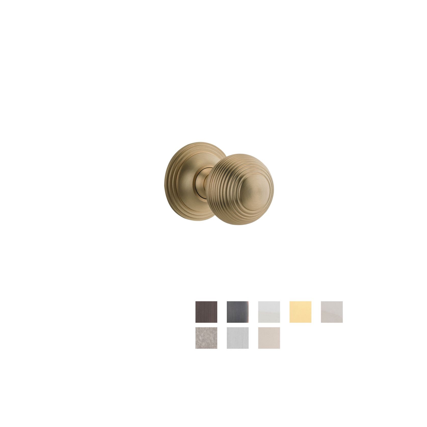 Iver Guildford Door Knob on Round Rose gallery detail image