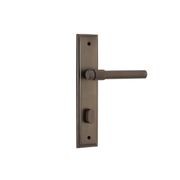 Iver Helsinki Door Lever on Stepped Backplate Signature Brass gallery detail image