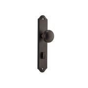 Iver Paddington Door Knob on Shouldered Backplate Signature Brass gallery detail image