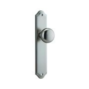 Iver Cambridge Door Knob on Shouldered Backplate Satin Nickel - Customise to your needs gallery detail image