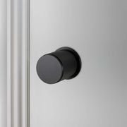 Buster and Punch Cross-Knurl Door Knob on Round Rose gallery detail image