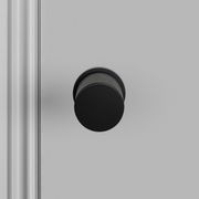 Buster and Punch Cross-Knurl Door Knob on Round Rose gallery detail image