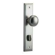 Iver Paddington Door Knob Stepped Backplate Satin Nickel - Customise to your needs gallery detail image