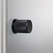 Buster and Punch Cross-Knurl Door Knob on Round Rose gallery detail image