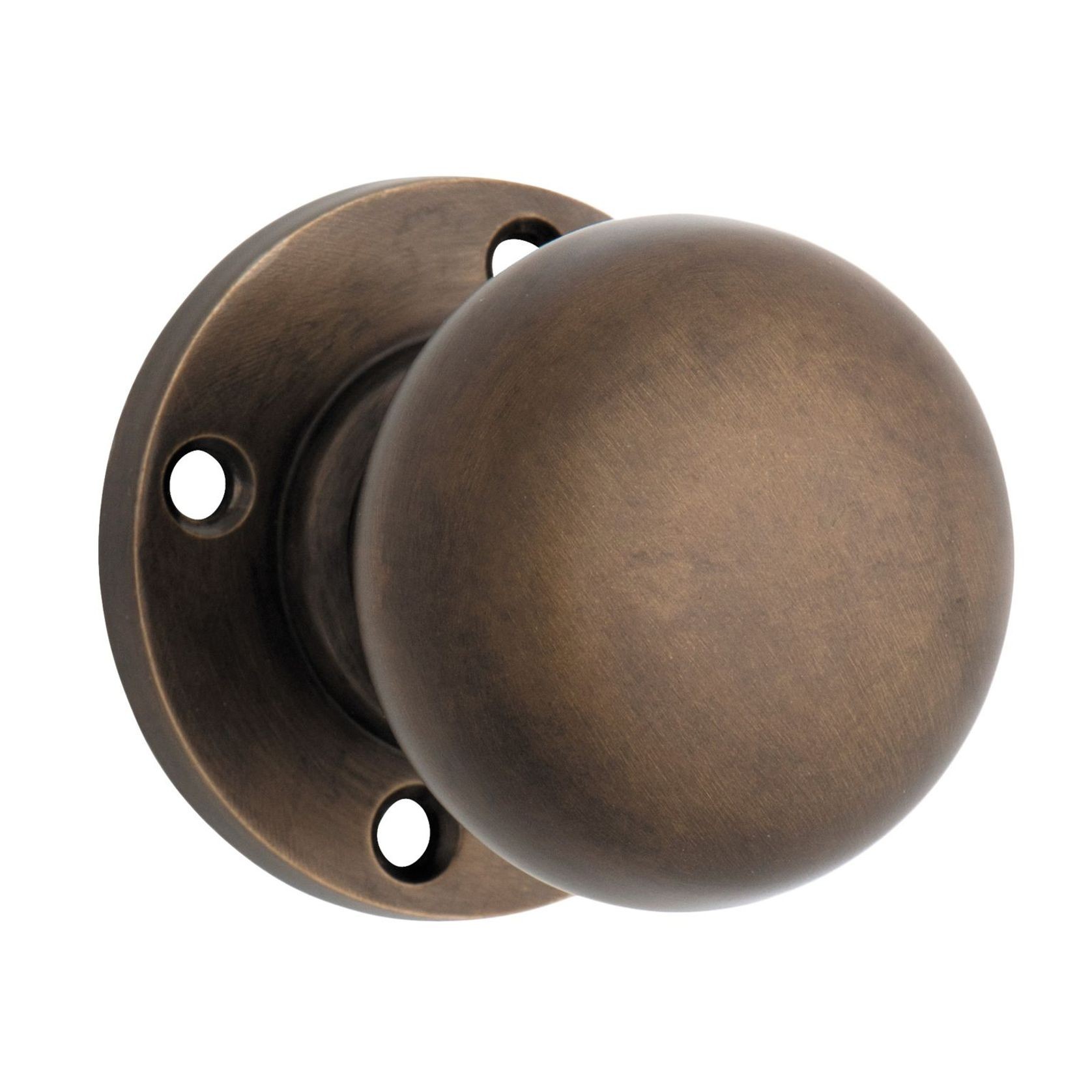Tradco Retro Fit Mortice Knob on Round Rose gallery detail image