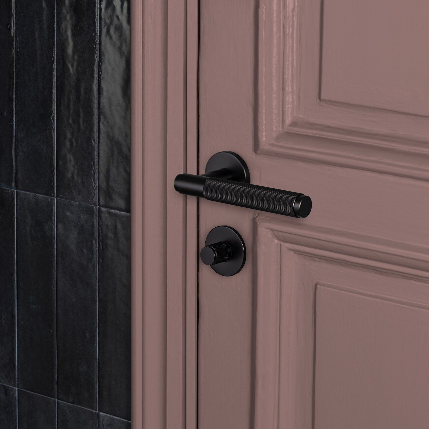 Cross Door Handle Set - Privacy | Buster + Punch gallery detail image