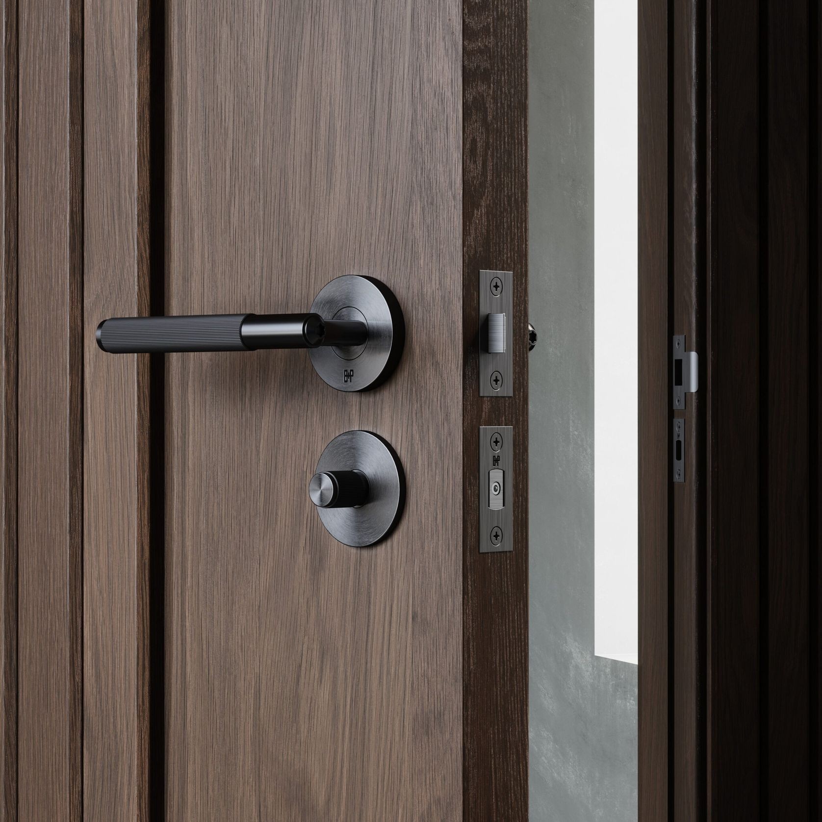 Linear Door Handle Set | Privacy gallery detail image