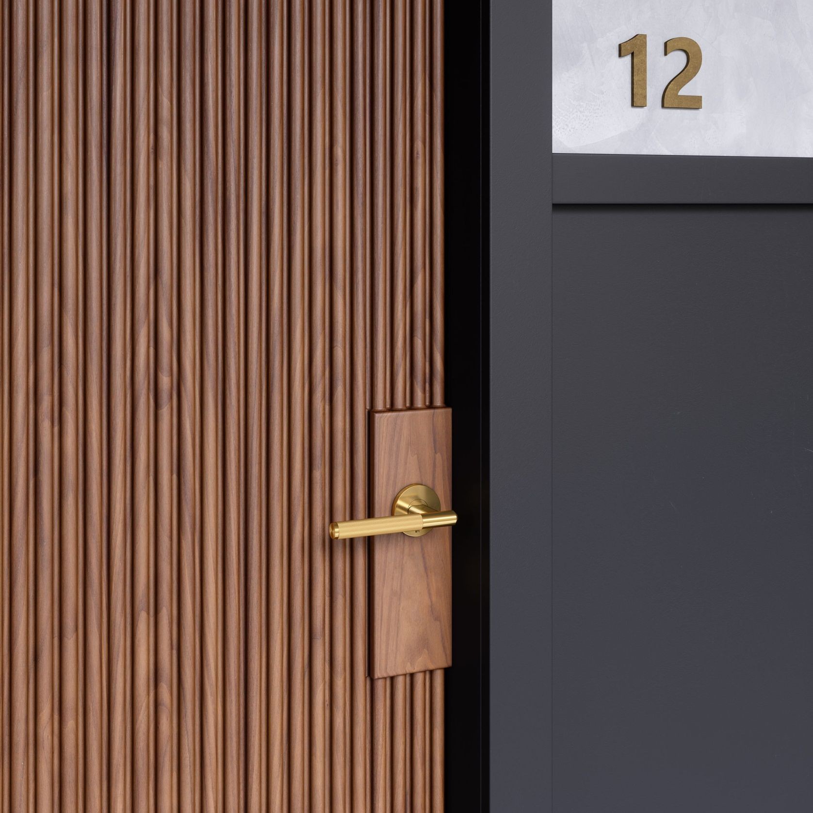 Linear Door Handle Set | Privacy gallery detail image