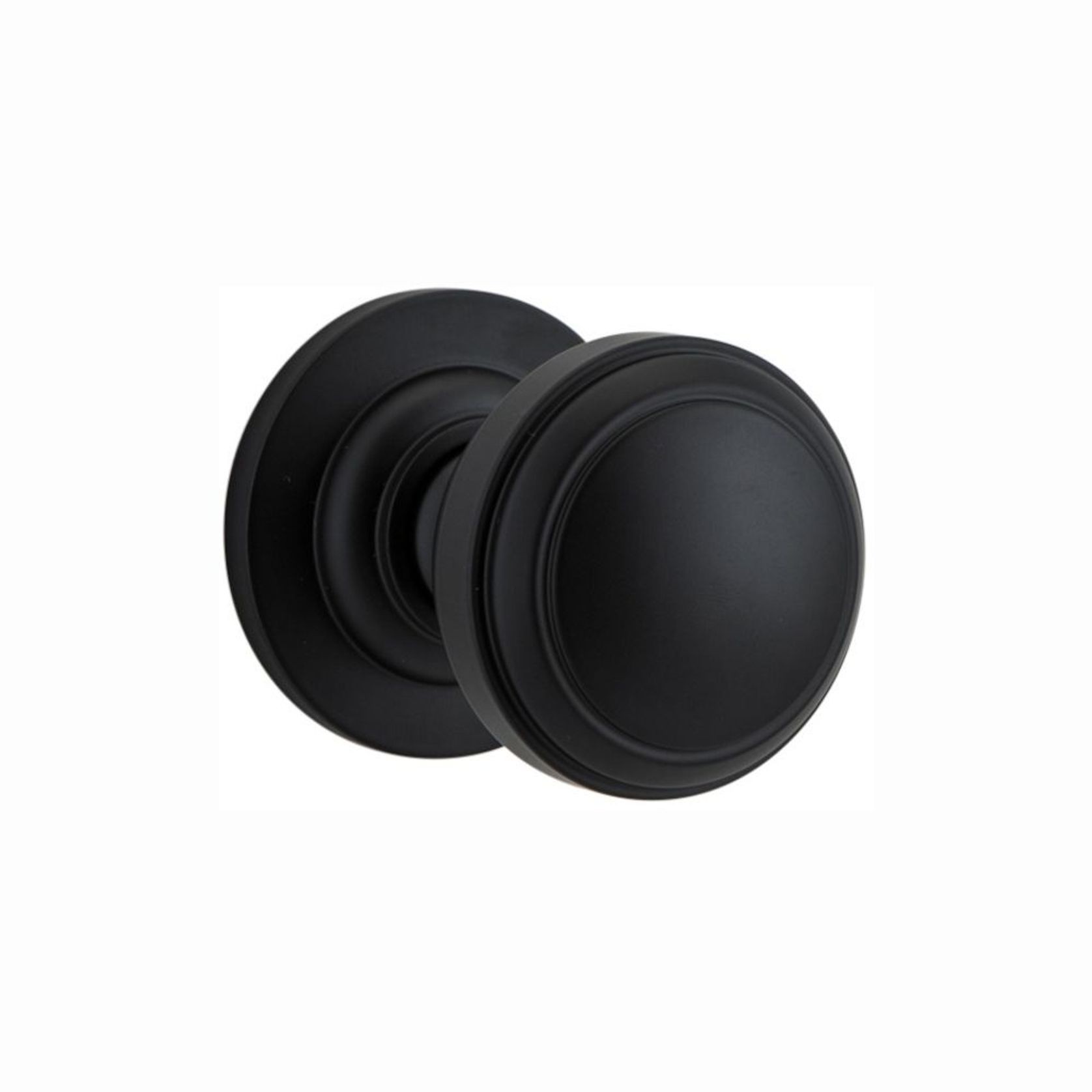 Iver Paddington Door Knob on Round Rose Passage gallery detail image