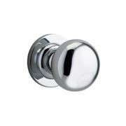 Iver Cambridge Door Knob on Round Rose gallery detail image
