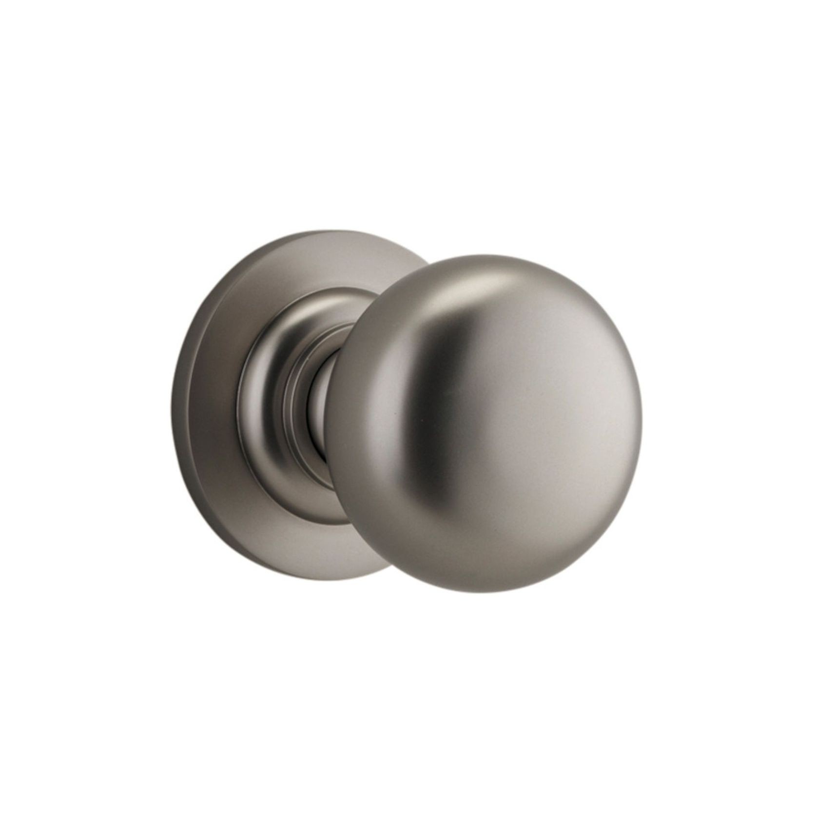 Iver Cambridge Door Knob on Round Rose gallery detail image