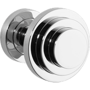 Zzzigurat Door Knob on Rose Round gallery detail image