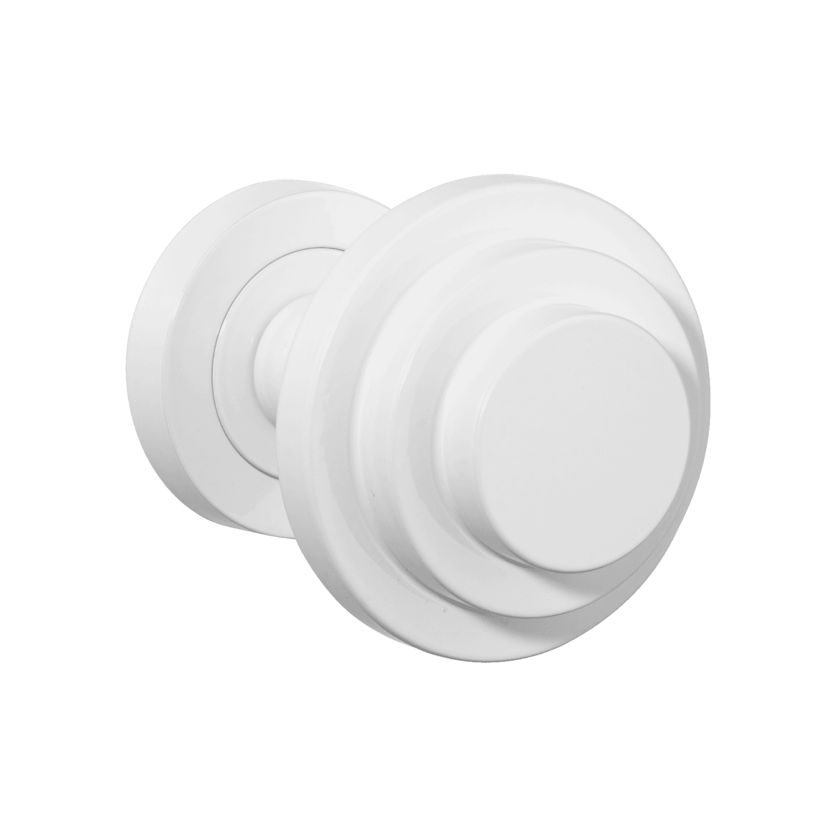 Zzzigurat Door Knob on Rose Round gallery detail image